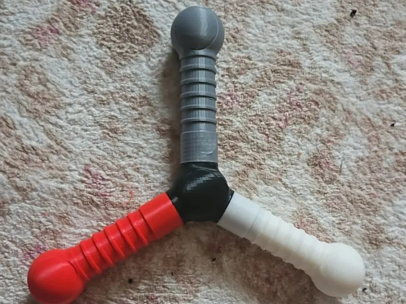 Colored reaction-speed training stick 