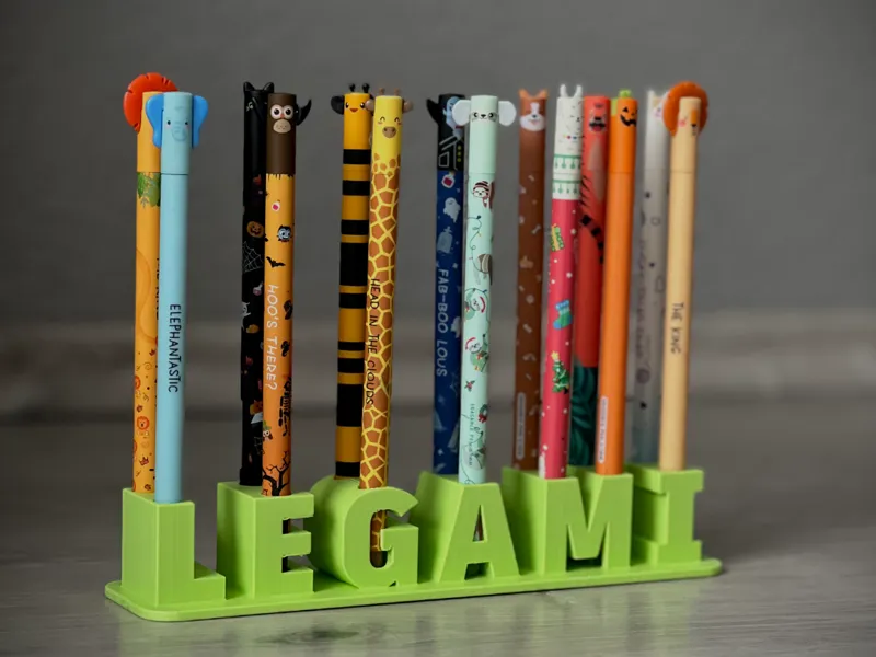 Legami Stifthalter – 3D-Modell mit 14 Löchern