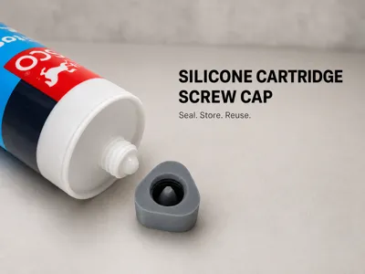 Silicone Cartridge Screw Cap