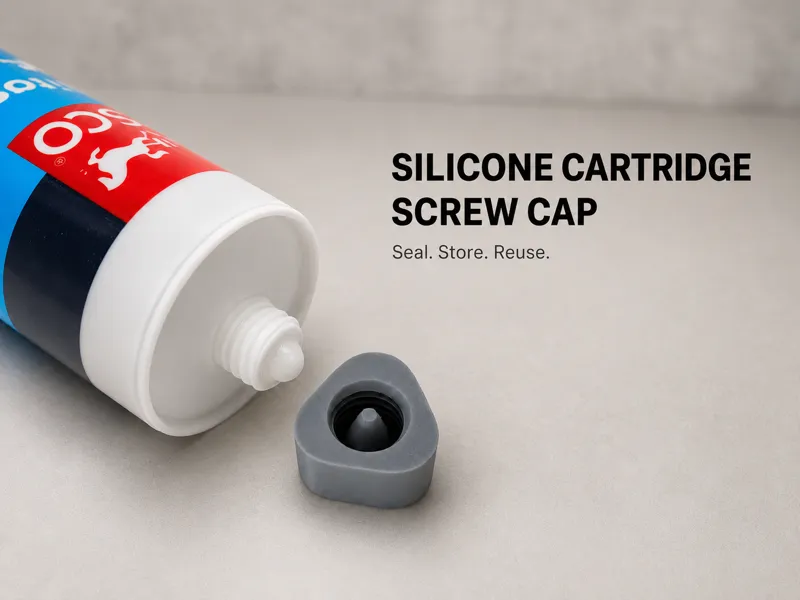 Silicone Cartridge Screw Cap