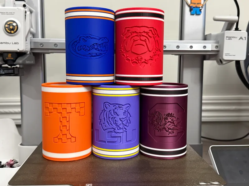SEC Can Holder / Sleeve / Koozie   3.5hr Print