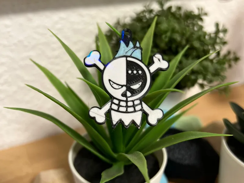 Franky Jolly Roger Keychain