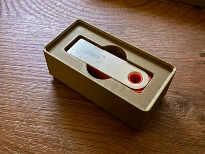 Gridfinity Ledger Nano S Storage (2x1x4)