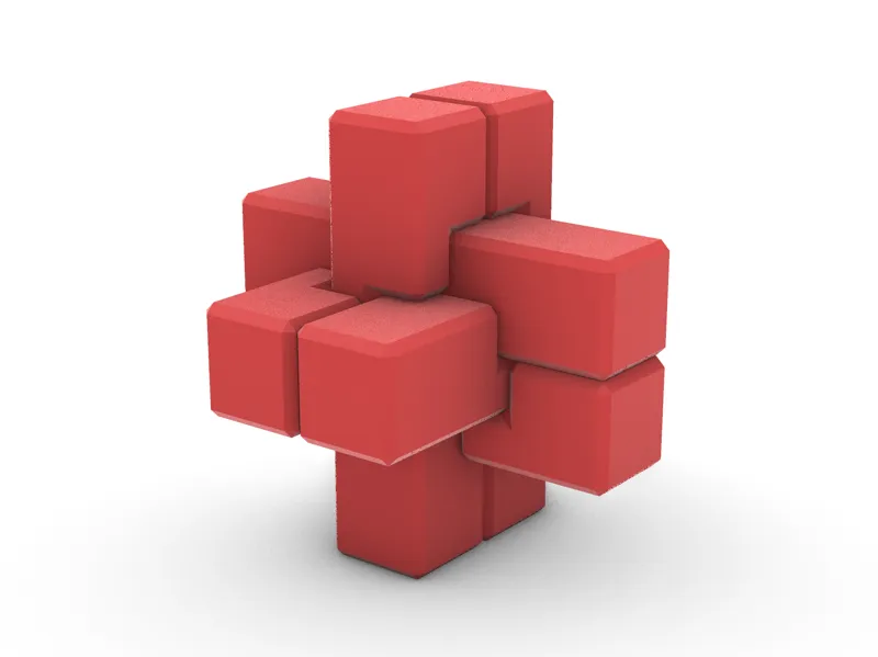 Burr Puzzle Brain Teaser (Burr Series V1)
