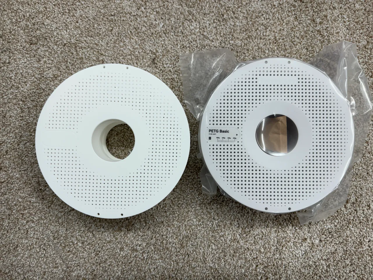 Bambu Reusable Spool with holes view 3