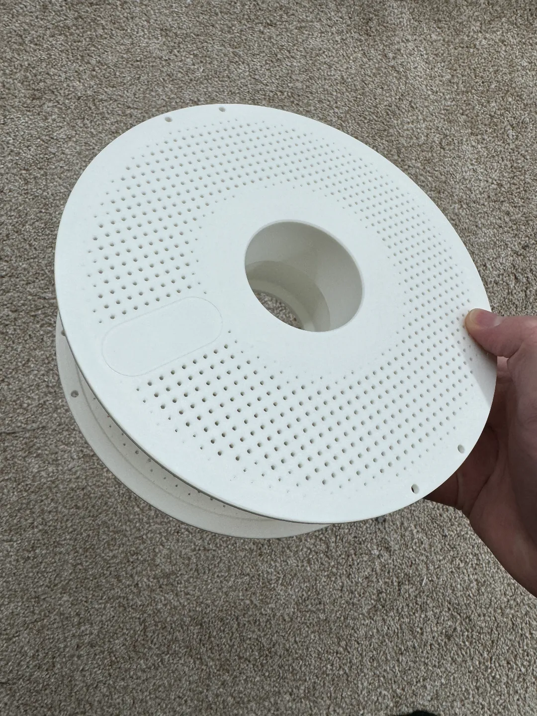 Bambu Reusable Spool with holes view 2