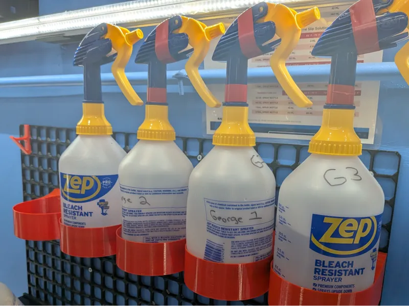 Open Grid Zep 32oz Spray Bottle Holder