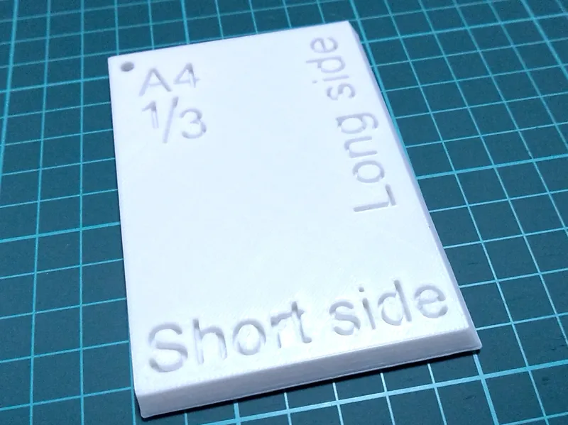A4 trifold