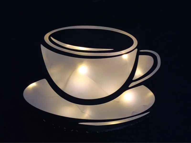 Kaffee Tassen Wandbild