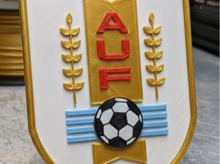Uruguay Team Crest AUF Keychain World Cup 