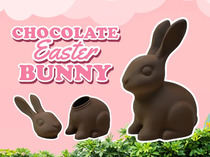 Chocolate Bunny Jar
