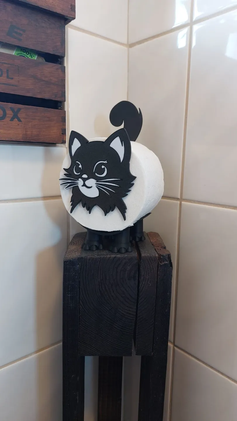 ToiCAT die Toilettenpapier Katze MIAU f. dein Bad view 4