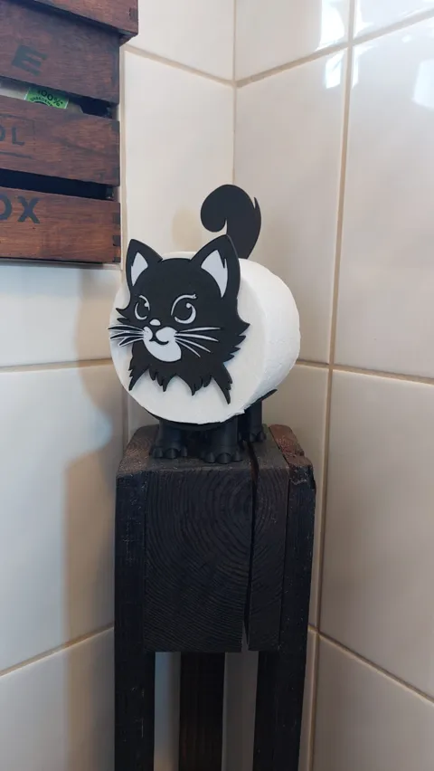 ToiCAT die Toilettenpapier Katze MIAU f. dein Bad view 4