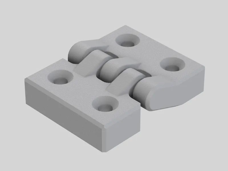 STRONG HINGE / CERNIERA RESISTENTE FORTE 50X40X10