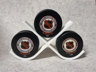 Hockey Sticks - Hockey Puck Display Stand