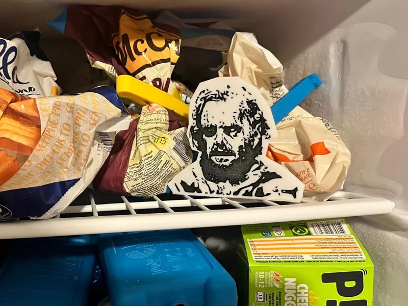 Shining freezer figure