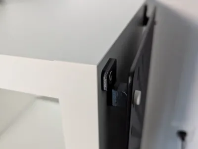 Connector Skadis pegboard with Kallax shelf