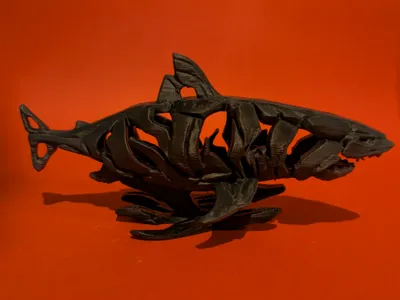 Stone Shark Mini Sculpture