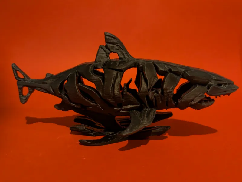 Stone Shark Mini Sculpture