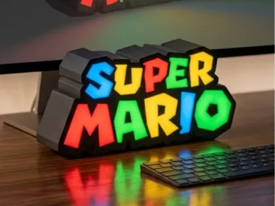 SUPER MARIO BROS light box