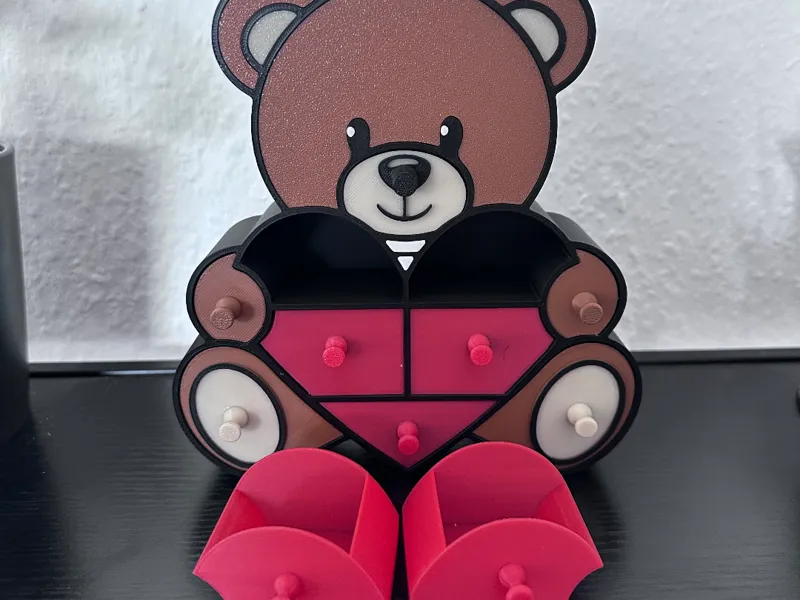 Süsser Bär Schmuckdose Kinder