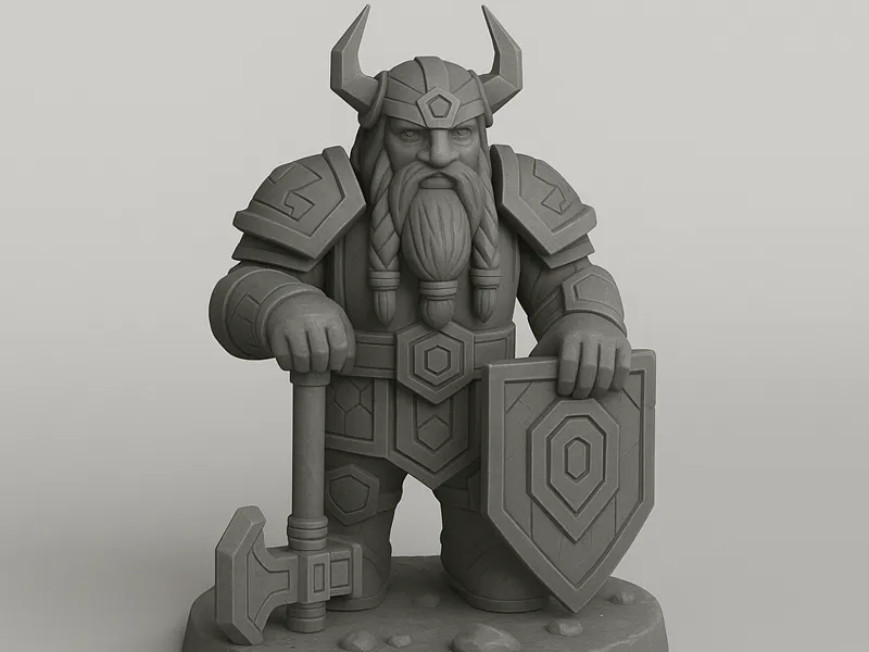 Tharn Stoneguard – Dwarven Bastion of the Depths