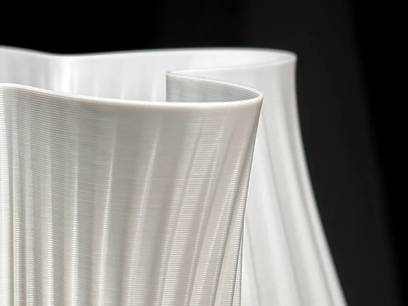 The Pleated Helix Vase