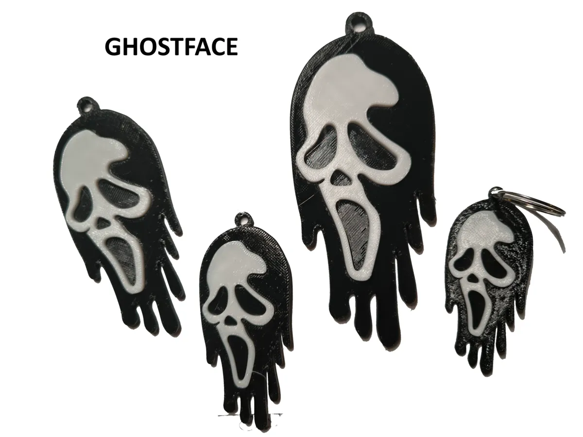 GhostFace keychain - Free 3D Print Model - MakerWorld
