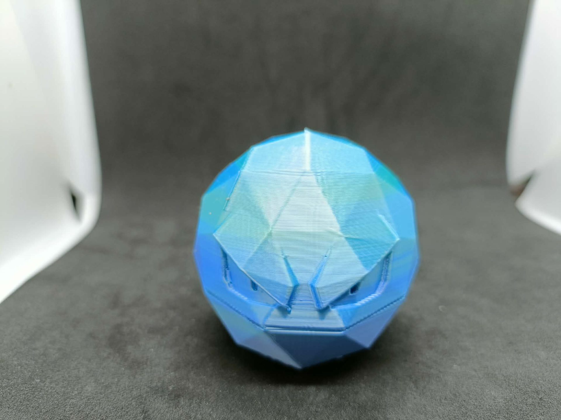 Low Poly Voltorb Pokemon Inspired Figure