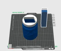 Skinny bottle holder