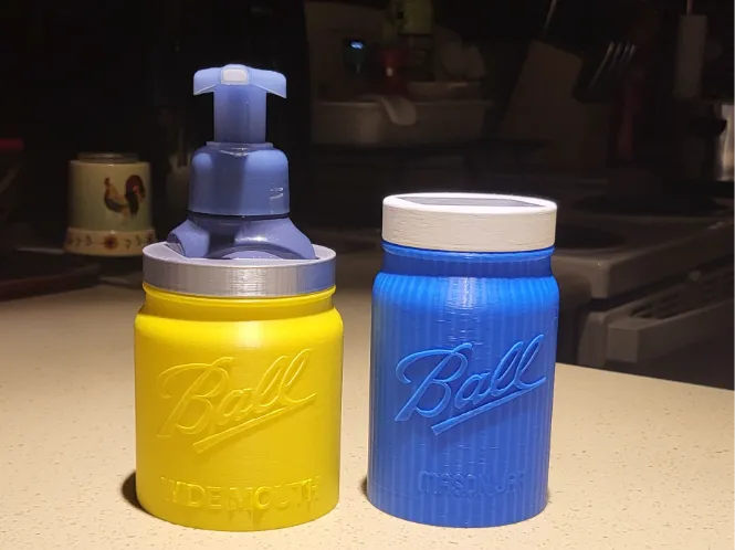 Canning Jar Bottle or Utensil Holder
