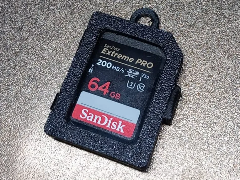 SD Card Case for Keyring