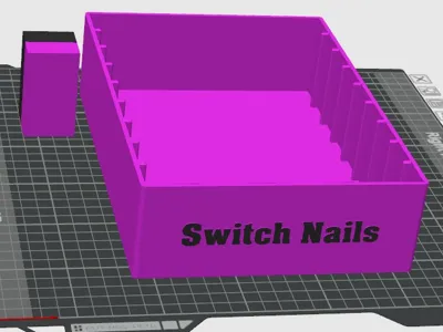Switch Nails storage 9pcs