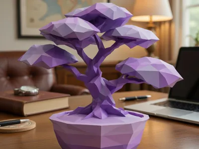 Low Poly Bonsai v10