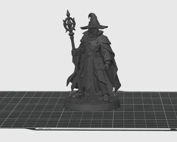 Escenografía en miniatura: Dunkler Zauberer DnD Tabletop Magic Miniatur — vista de referencia 3