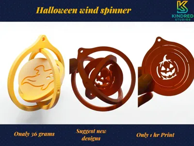 Halloween wind spinner ask for custom models