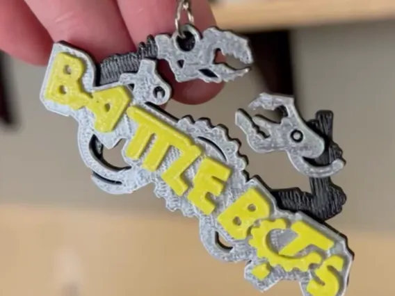 Battlebots Logo Keychain