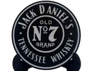 Jack Daniels Coasters and Holder