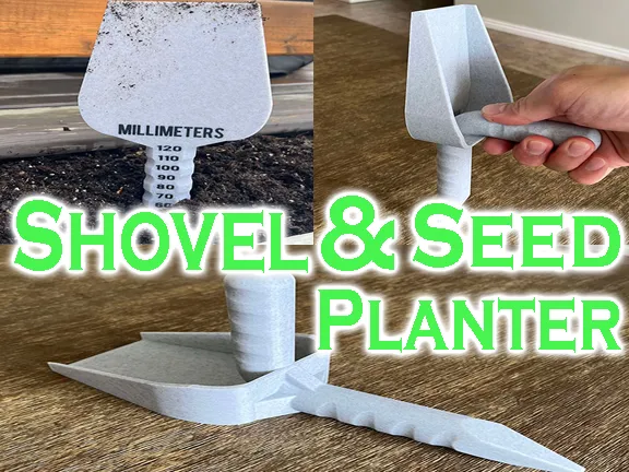 Shovel Planter Seeder with Handles