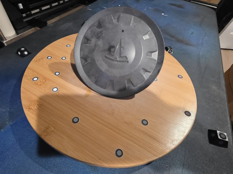 3D scanned Uber Turbine Center Cap