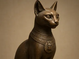 Ancient Egyptian Cat statue- Gayer-Anderson cat 