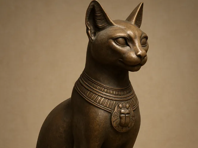 Ancient Egyptian Cat statue- Gayer-Anderson cat 