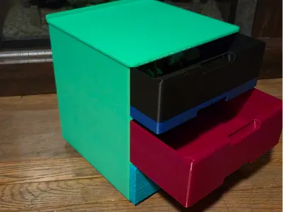 Modular Stackable Organizer/Dresser (Deep Drawers)