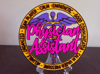 Physician Assistant 3D Plaque
