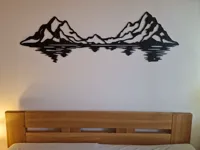 Décoration murale 2D vue de montagne — photo 6