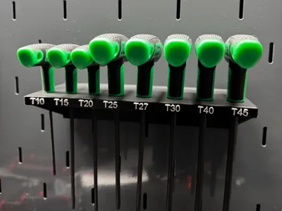 Icon Torx T-Handle holder with sizes
