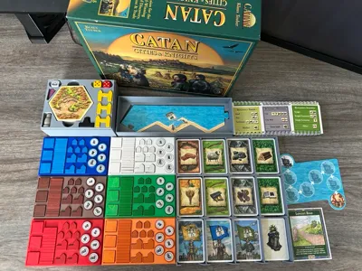 Catan Game Piece Organizer for Expansion Pack
