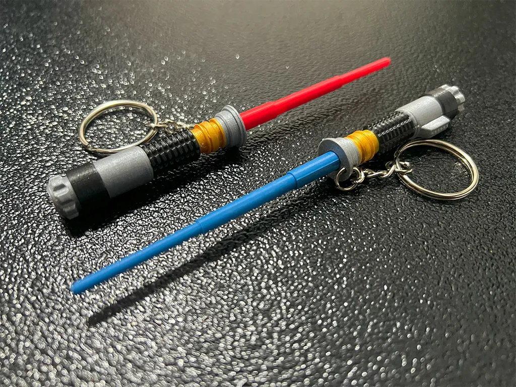 Lightsaber Keychain (Retractable) view 2