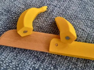 Banana cut apart toy with magnets