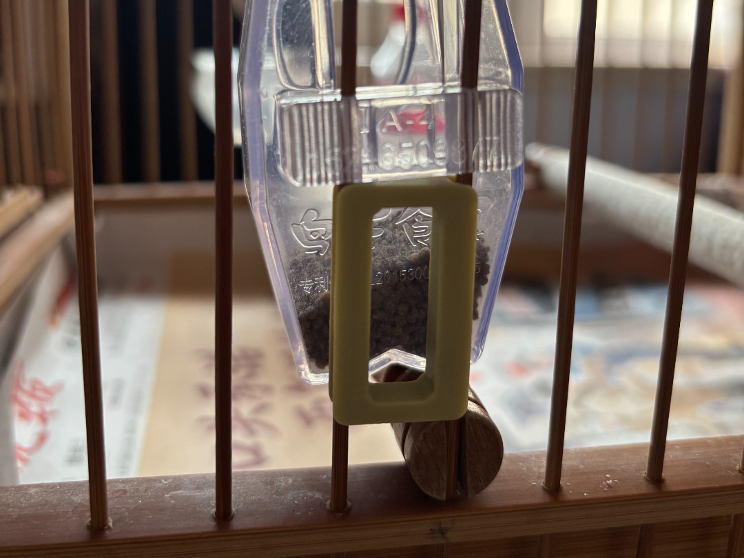 Miniatura 1 do modelo 3D 鸟笼食盒增高固定配件